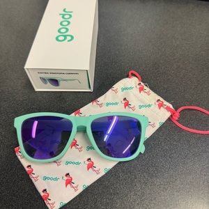 Goodr OG sunglasses Electric Dinotopia Carnival